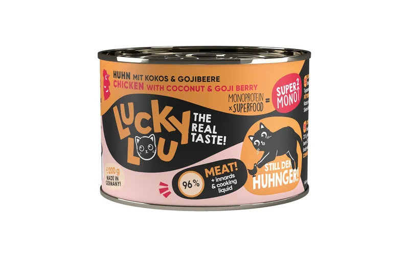 Lucky Lou Nassfutter SuperMono Huhn, 200 g