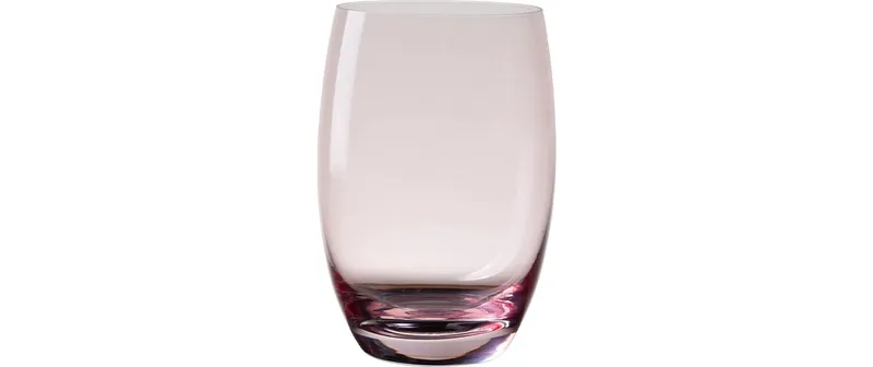 Lunasol Trinkglas Optima Color Tumbler 460 ml Barrel Hellrosa