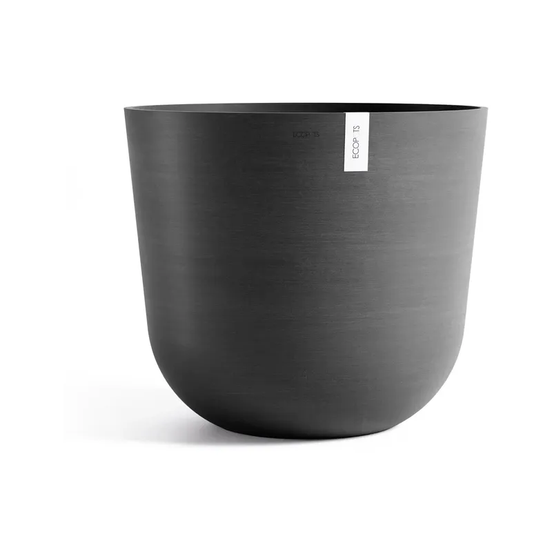 Ecopots Blumentopf Oslo Ø 65 cm Dunkelgrau