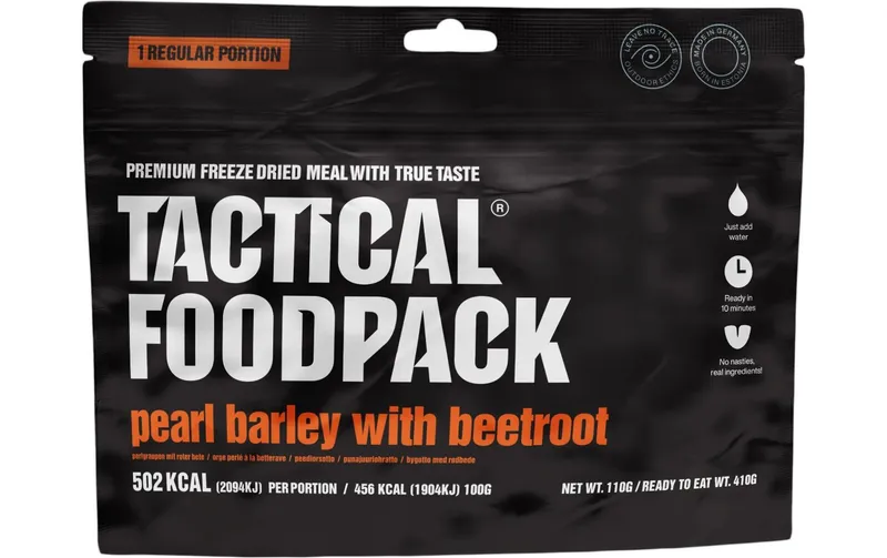 Tactical Foodpack Hauptgericht Perlgraupen mit rossoer Bete