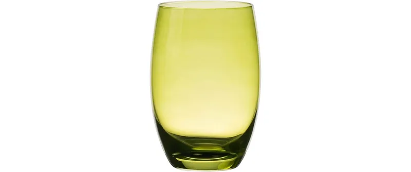 Lunasol Trinkglas Optima Color Tumbler 460 ml Barrel vert