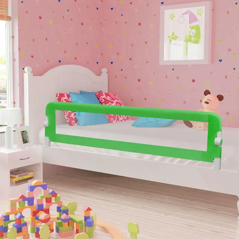 Kleinkind-Bettschutzgitter verde 180x42 cm Polyester