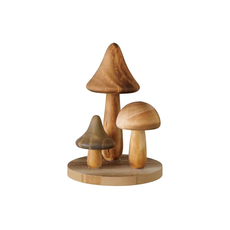 Boltze Aufsteller Pilzano 10 x 14 cm, brun