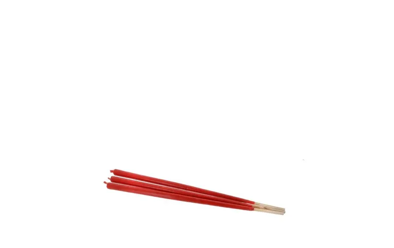 balthasar Wachsfackel rosso, 3 pezzi