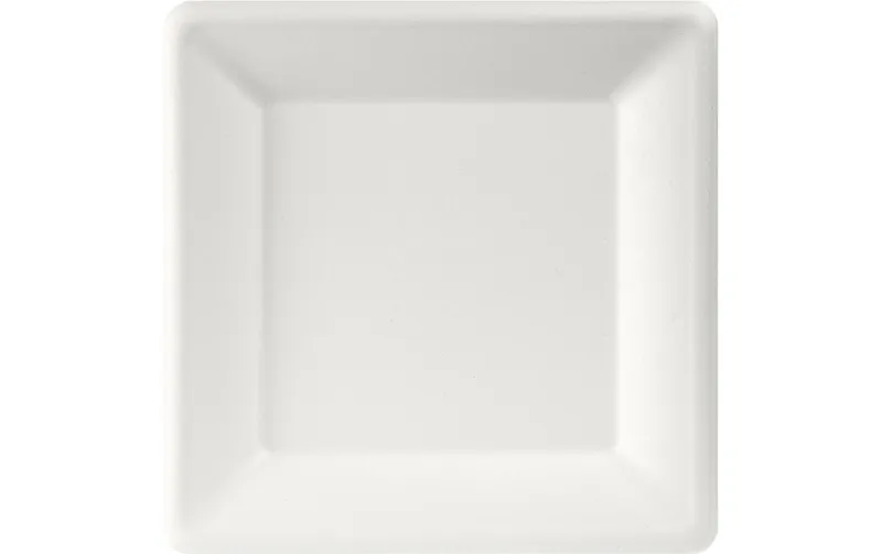 Duni Einwegteller 26 x 26 cm 50 pièces, blanc