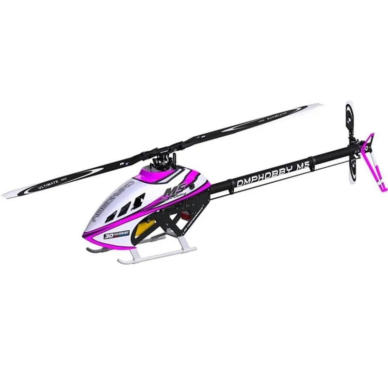 OMPHobby Helikopter M5 Nebula-Pink Bausatz e Rotorblätter