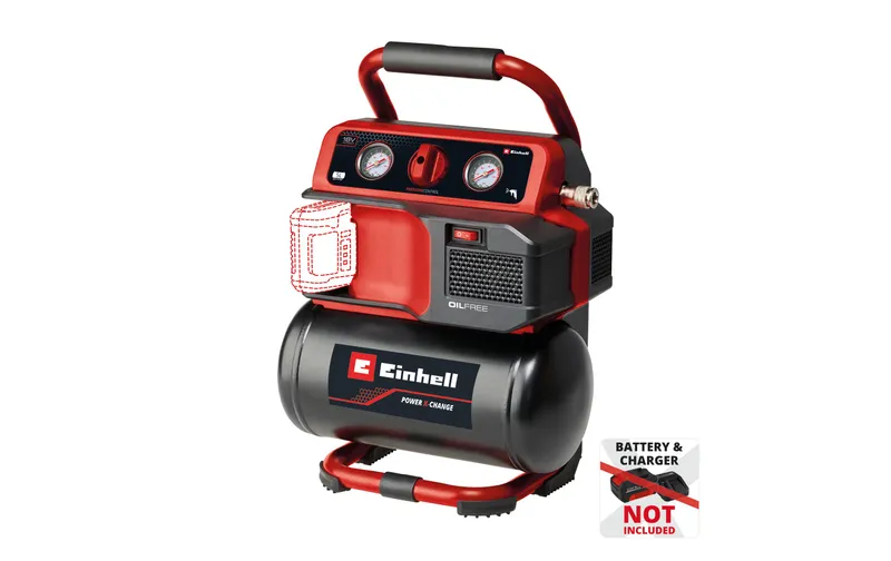 Einhell Akku-Kompressor TE-AC 18/75 Li Set EX CH