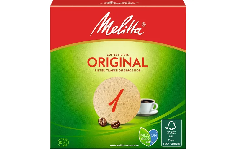Melitta Sacchetto filtro N. 1 / Ø 94 mm 100 Pezzi