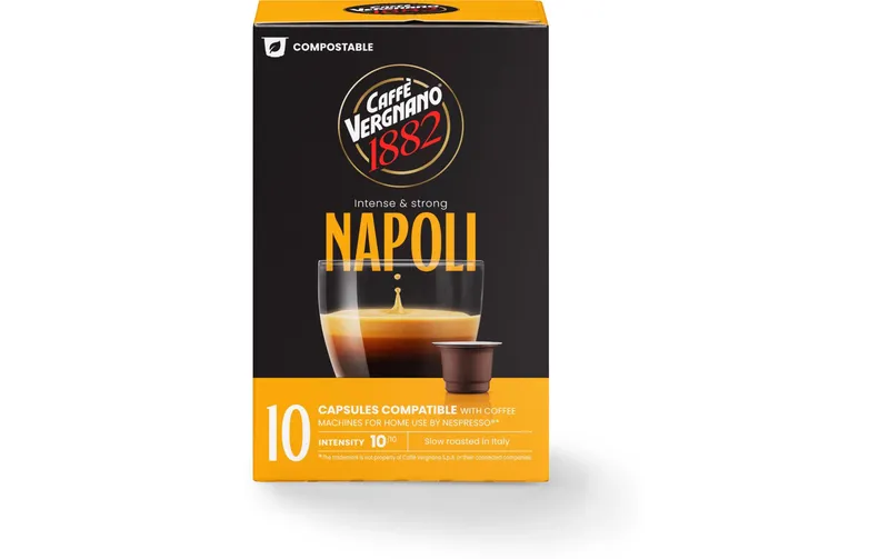 Caffè Vergnano Kaffeekapseln Espresso Napoli 10 pezzi