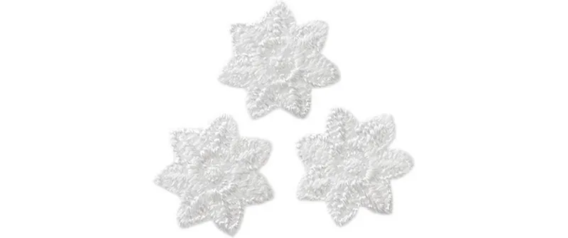 Mono-Quick Applikation 3 Sternchen, weiss | Mono-Quick 3 pezzi