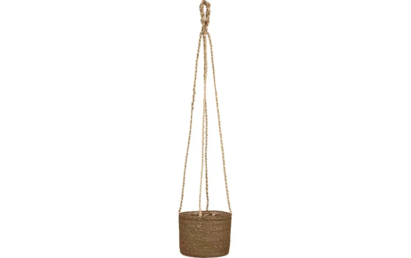 scheurich Blumenampel mit Folie 15 x 13 cm, brun