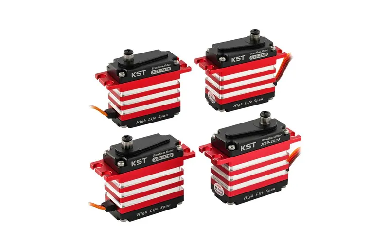 KST Servo-Set Heli Combo 3x X20-2208 HLS, 1x X20-1035 HLS