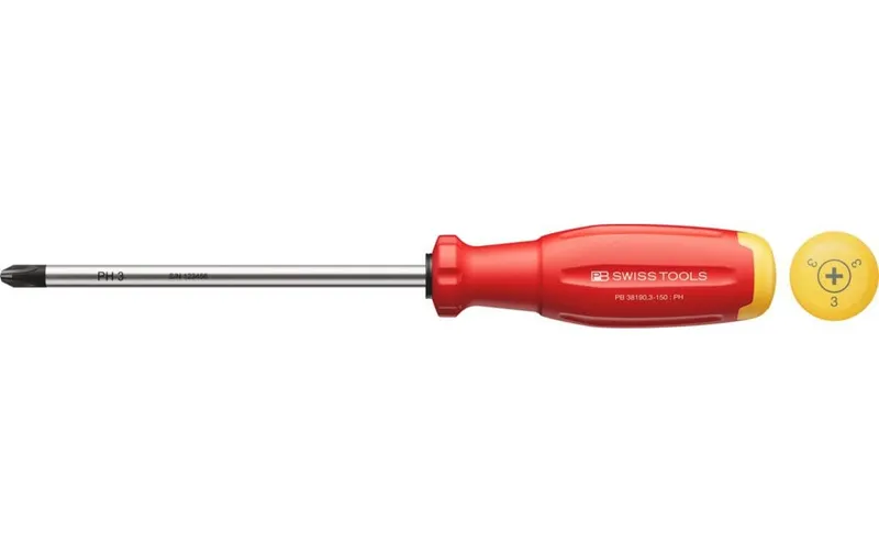 PB Swiss Tools Schraubenzieher 38190 SwissGrip Evo PH 3 150 mm