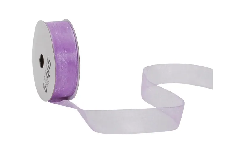 Ruban d'organza Spyk 15 mm x 8 m, Lilas