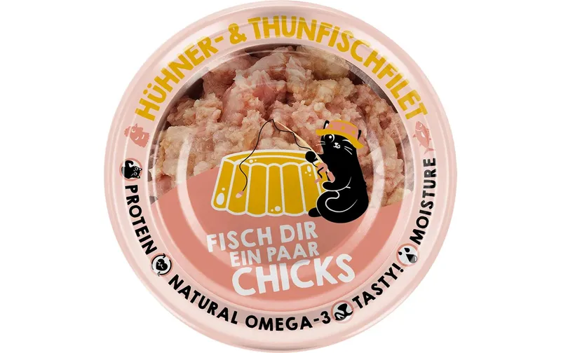 Lucky Lou Extra Food Thunfisch-&Hühnerfilet in Gelée, 70 g