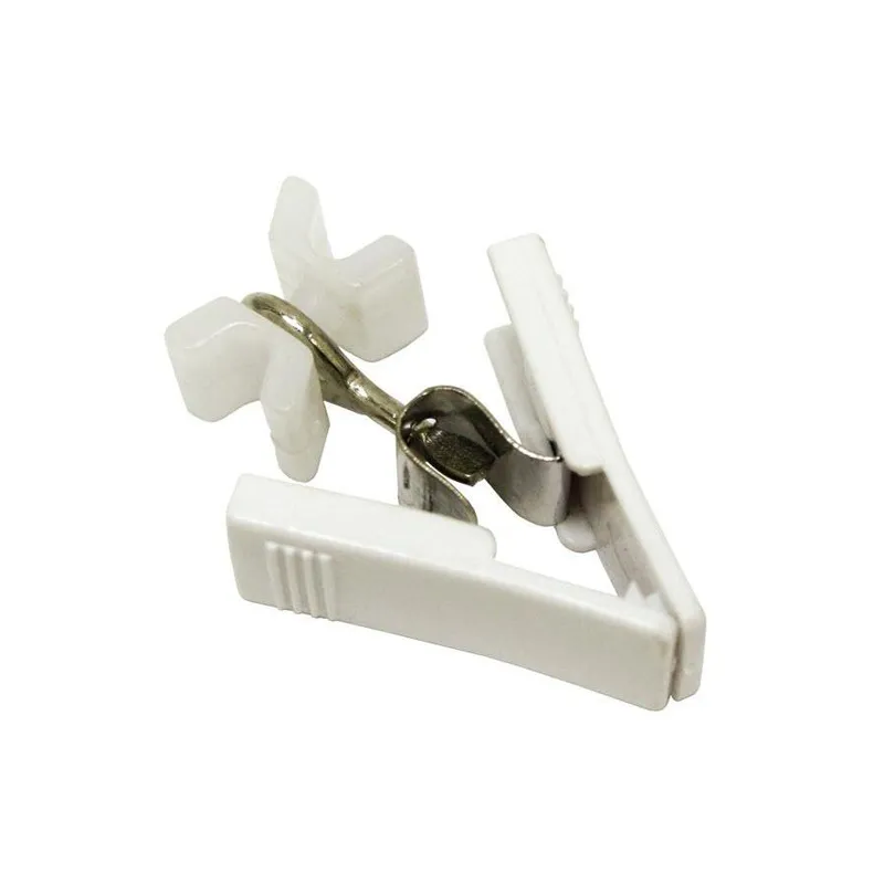 Gardinia Gleiter mit Klammer bianco, 20 pezzi, drehbar