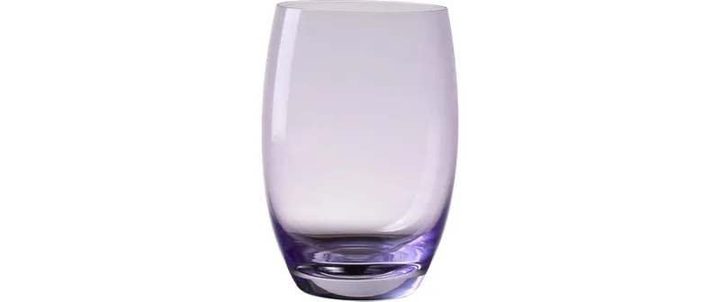 Lunasol Trinkglas Optima Color Tumbler 460 ml Barrel Purple