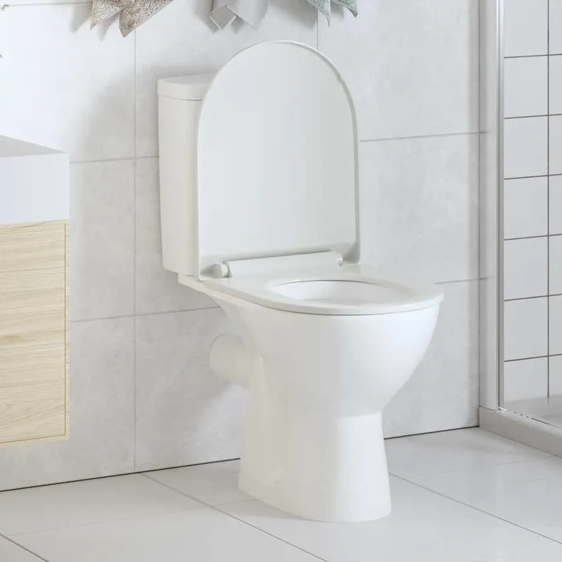 Toilettensitz con Absenkautomatik e Quick-Release-Design bianco
