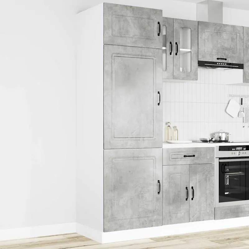Küchenschrank Kalmar Betongrau engineered wood