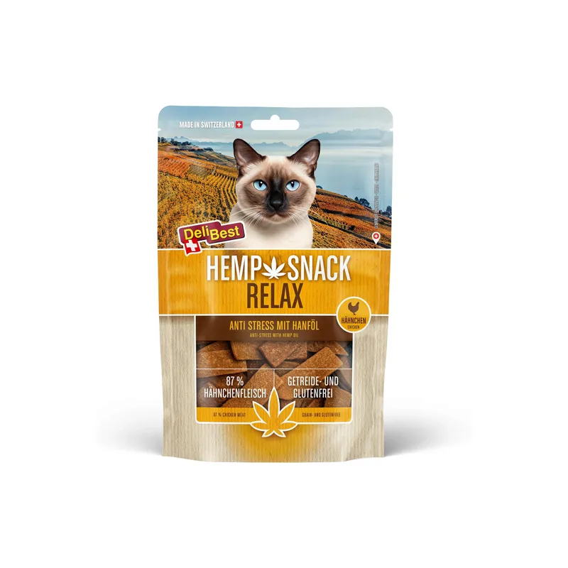 DeliBest Katzen-Snack HempSnack Relax 45 g