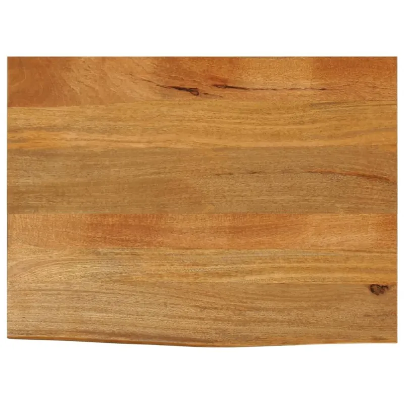 Tischplatte con Baumkante 70x60x2,5 cm legno massiccio Mango