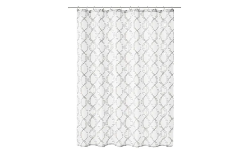 Kleine Wolke Duschvorhang Classy 180 x 180 cm, bianco