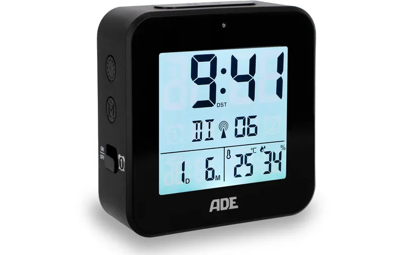 ADE Funkwecker with Nachtlichtsensor