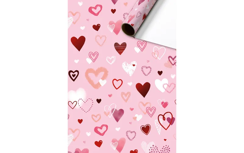 Stewo Geschenkpapier Amaia 70 cm × 1.5 m, 76 g/m², 1 pezzi, Pink