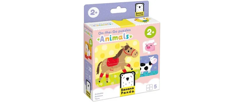 Banana Panda Puzzle su-il-Go Animals cartone 20 pezzi