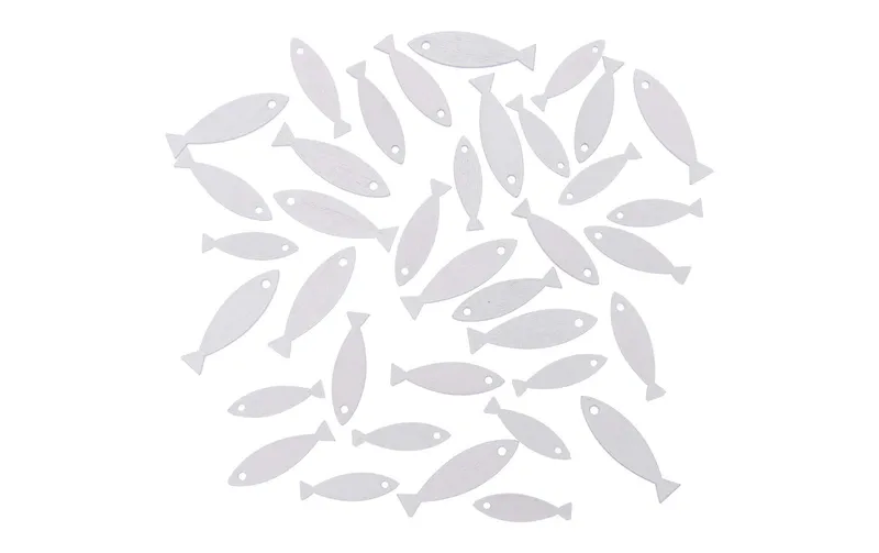 Rico Design Streudeko Fisch weiss 36 pieces