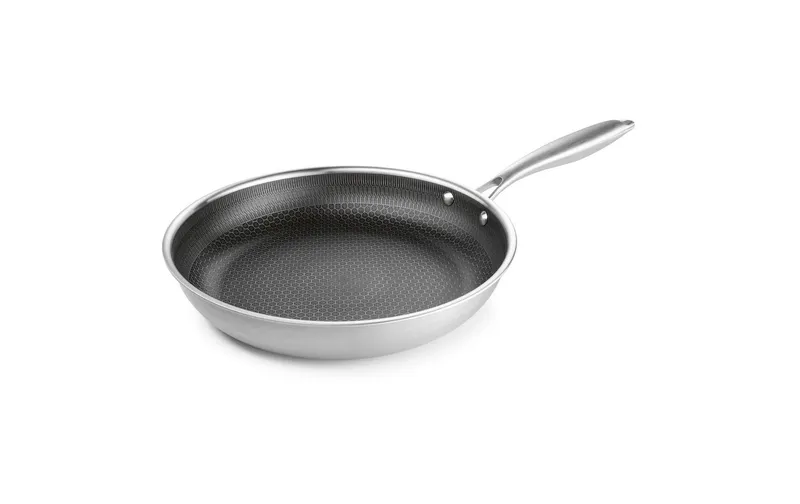 BRATmaxx Bratpfanne Silber 24 cm