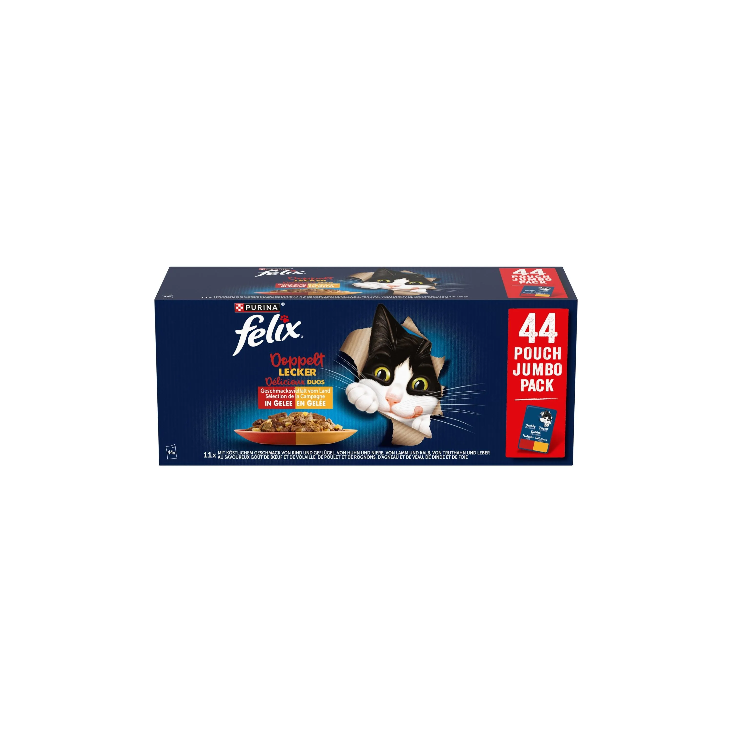 Felix Nassfutter Doppelt Lecker 44 x 85 g