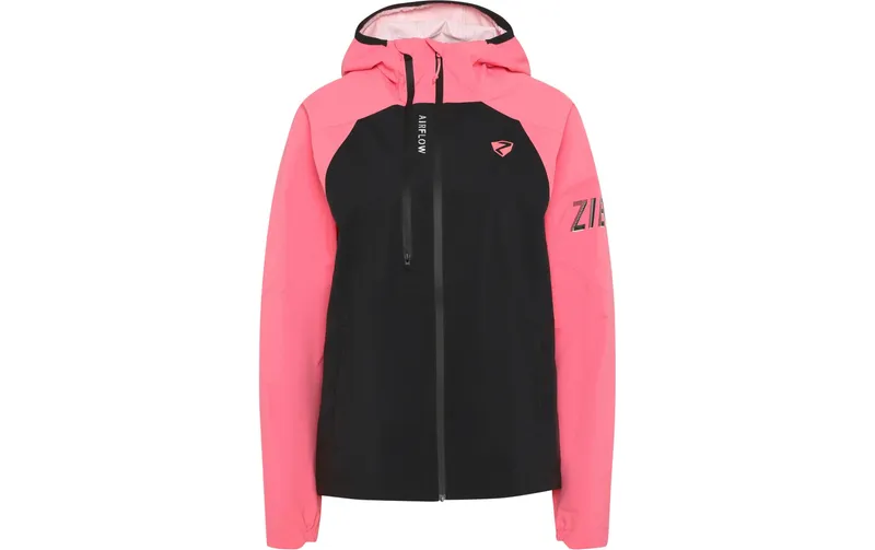 Ziener Regenjacke NEHLE-Z Damen Black Strawberry, Gr. 34