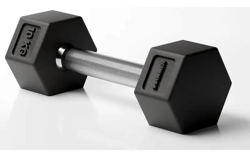 HAMMER Kurzhantel Hexagon PRO 1 x 10 kg