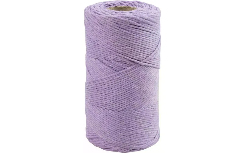 Creativ Company Baumwollgarn 198 m, 2 mm Flieder