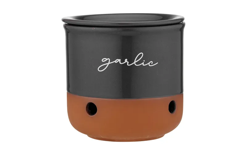 Ladelle Vorratstopf Garlic Eco ø 10 cm, Charcoal