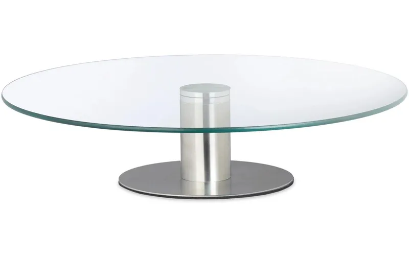 relaxdays Tortenplatte Transparent/Silber