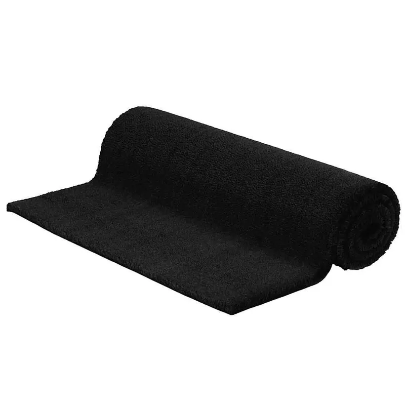 Fußmatte Schwarz 100x200 cm Kokosfaser Getuftet