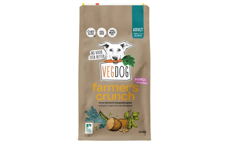 Vegdog Farmer's Crunch hypoallergen 10 kg