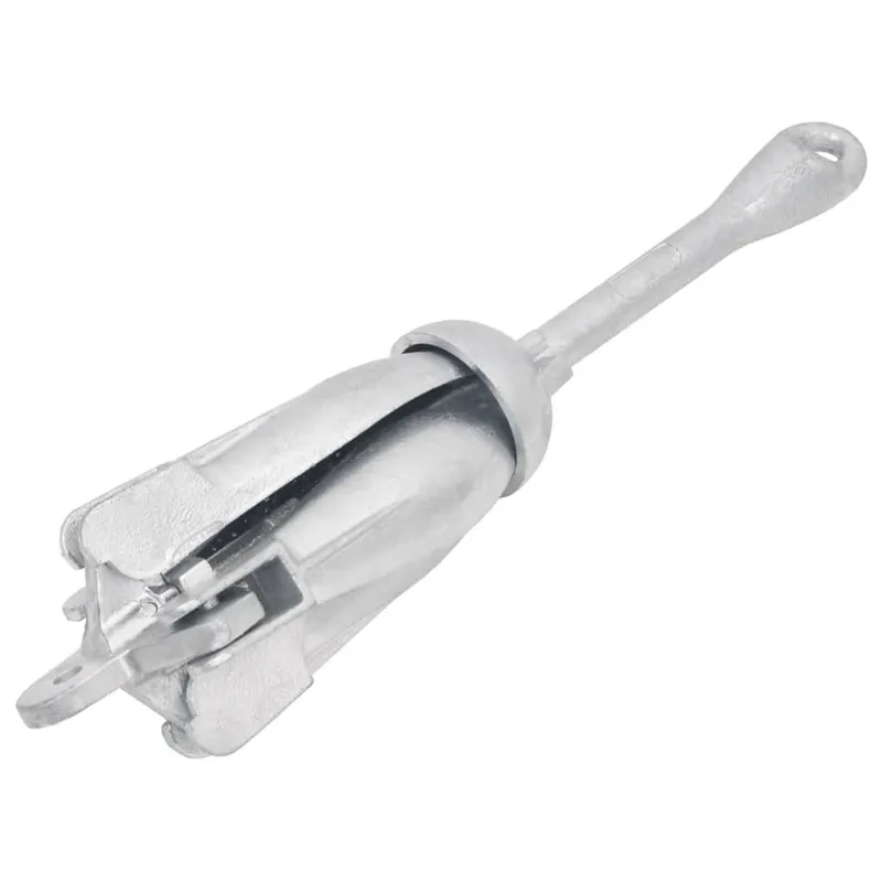Klappanker Silber 4 kg feuerverzinktes Gusseisen