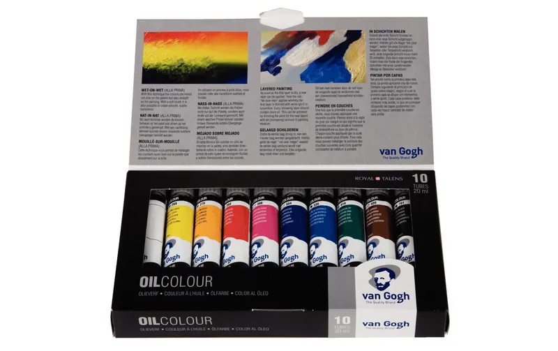 Van Gogh Ölfarbe Basic-Set, 20 ml, multicolore