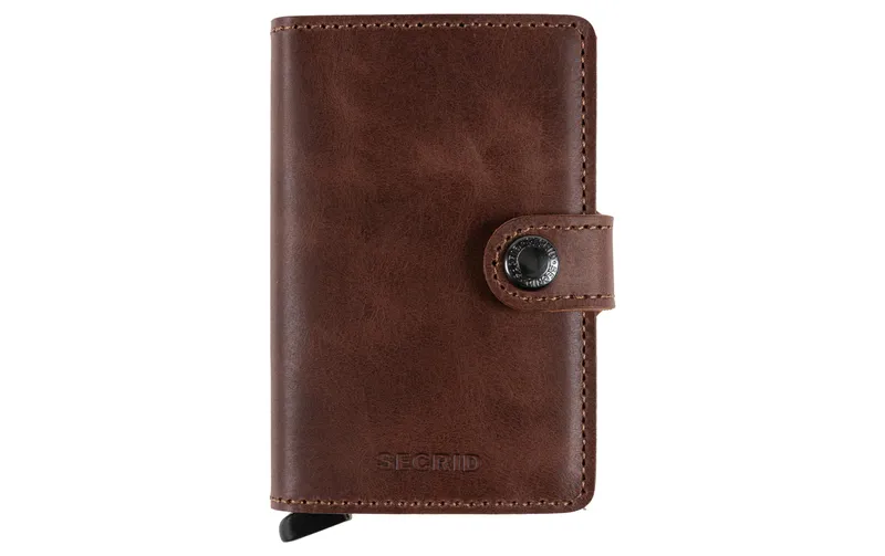 SECRID Portemonnaie Miniwallet Vintage brun
