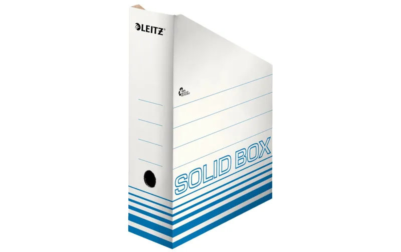 Leitz Archivschachtel Solid 100 mm Stehsammler, 10 pezzi, blu