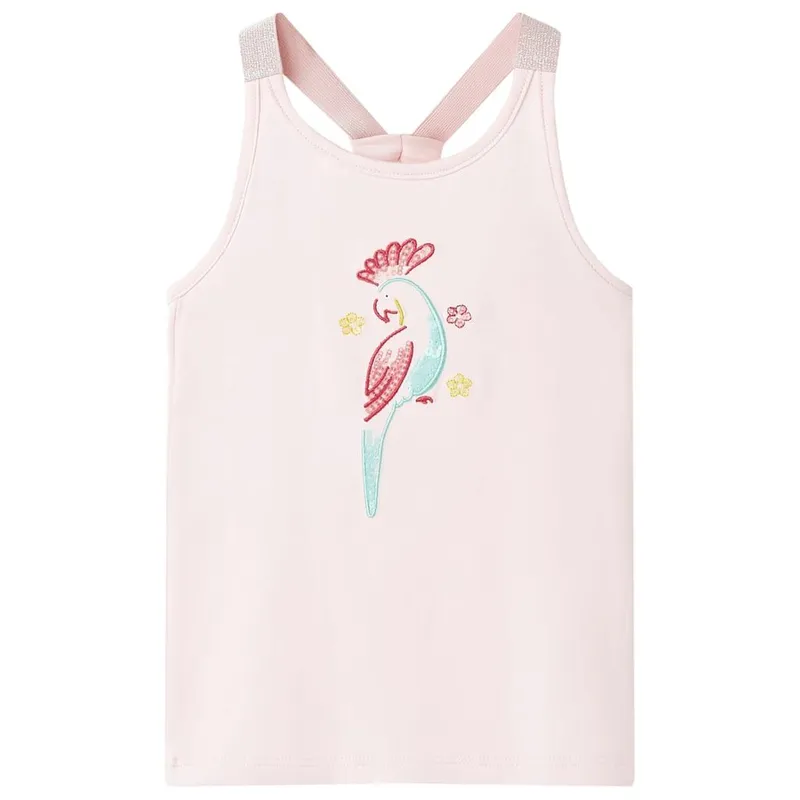 Kinder-Tanktop Zartrosa 128