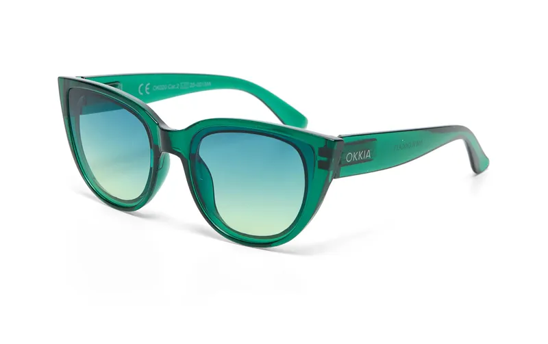 OKKIA Sonnenbrille Silvia Transparent Green