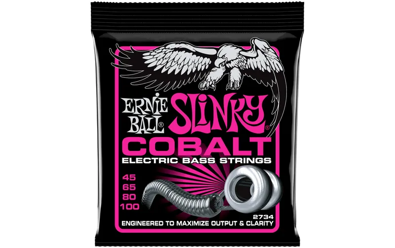 Ernie Ball Basssaiten 2734 Slinky Cobalt – Super 45-100