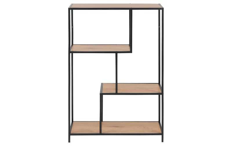AC Design Regal Seaford 77 x 35 x 114 cm, black/naturale
