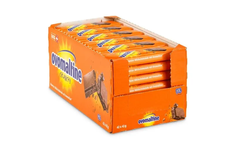 Ovomaltine Schokolade Crunchy Mini 42 x 42 g