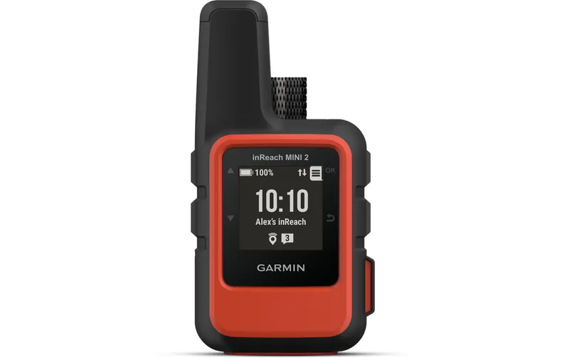GARMIN Hand GPS inReach Mini 2, noir/rouge