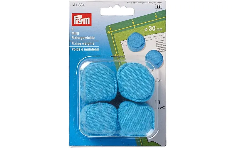 Prym Fixier-Gewichte MINI blue, 30 mm